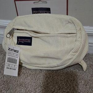 Jansport Beige Corduroy Waist Bag